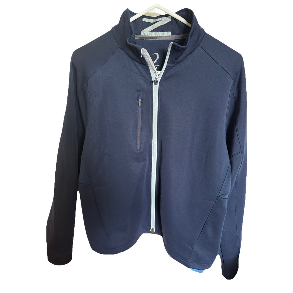Zero Restriction Jacket Mens Medium Blue Performance Tour Series  Golf